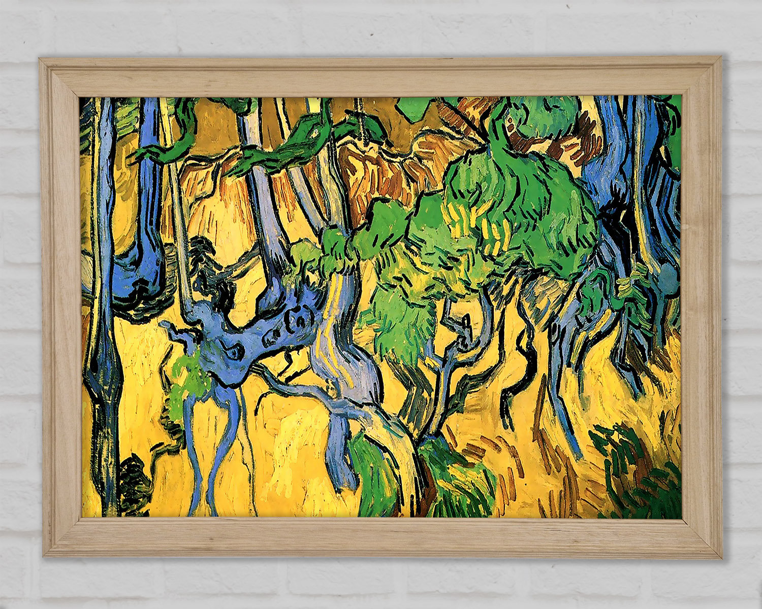 Rosalind Wheeler Tree Roots And Trunks By Van Gogh Single Picture