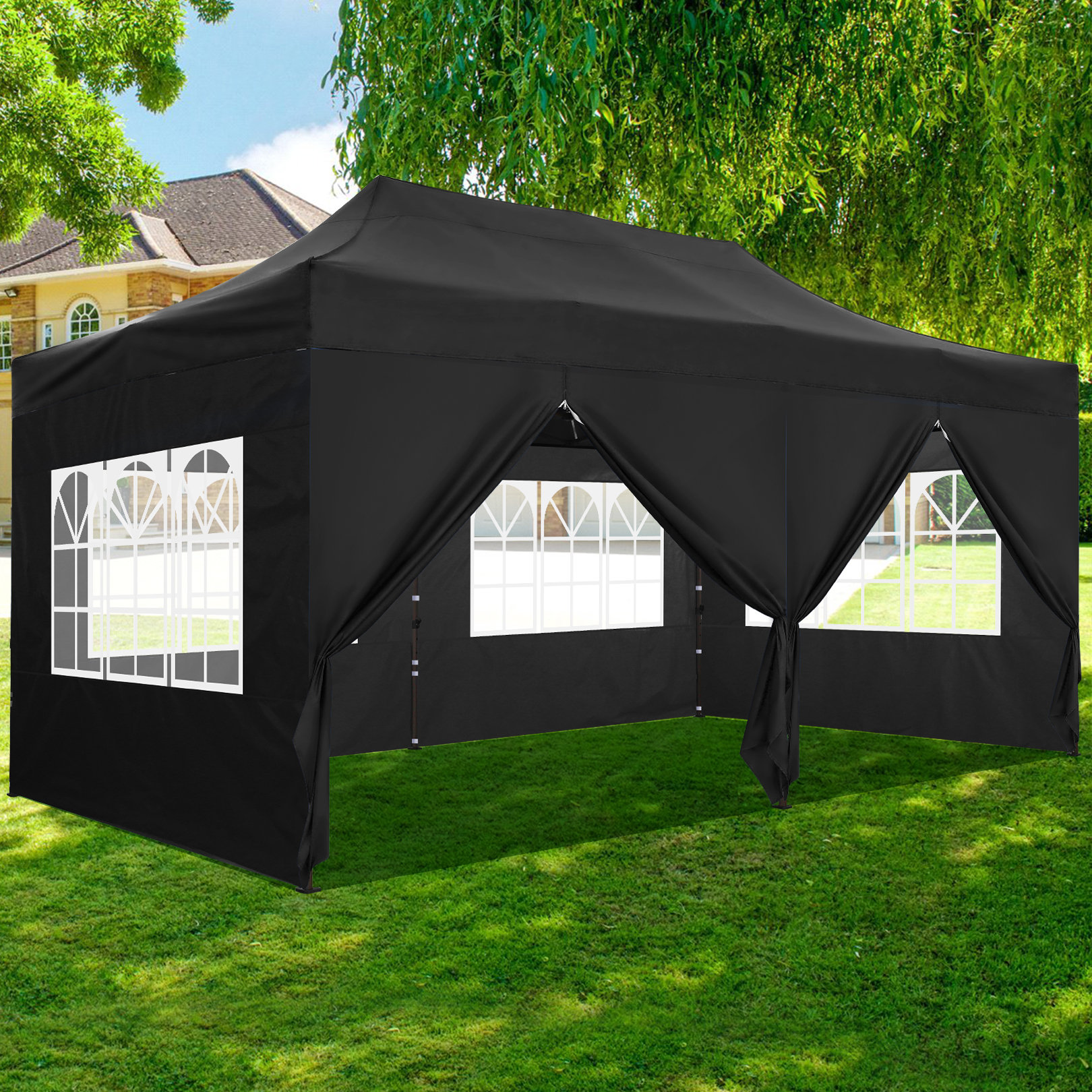 Himimi Ft W X Ft D Metal Pop Up Party Tent Wayfair