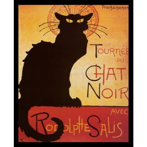 Trinx The Black Cat Theophile Steinlen Tournee Du Chat Noir Avec