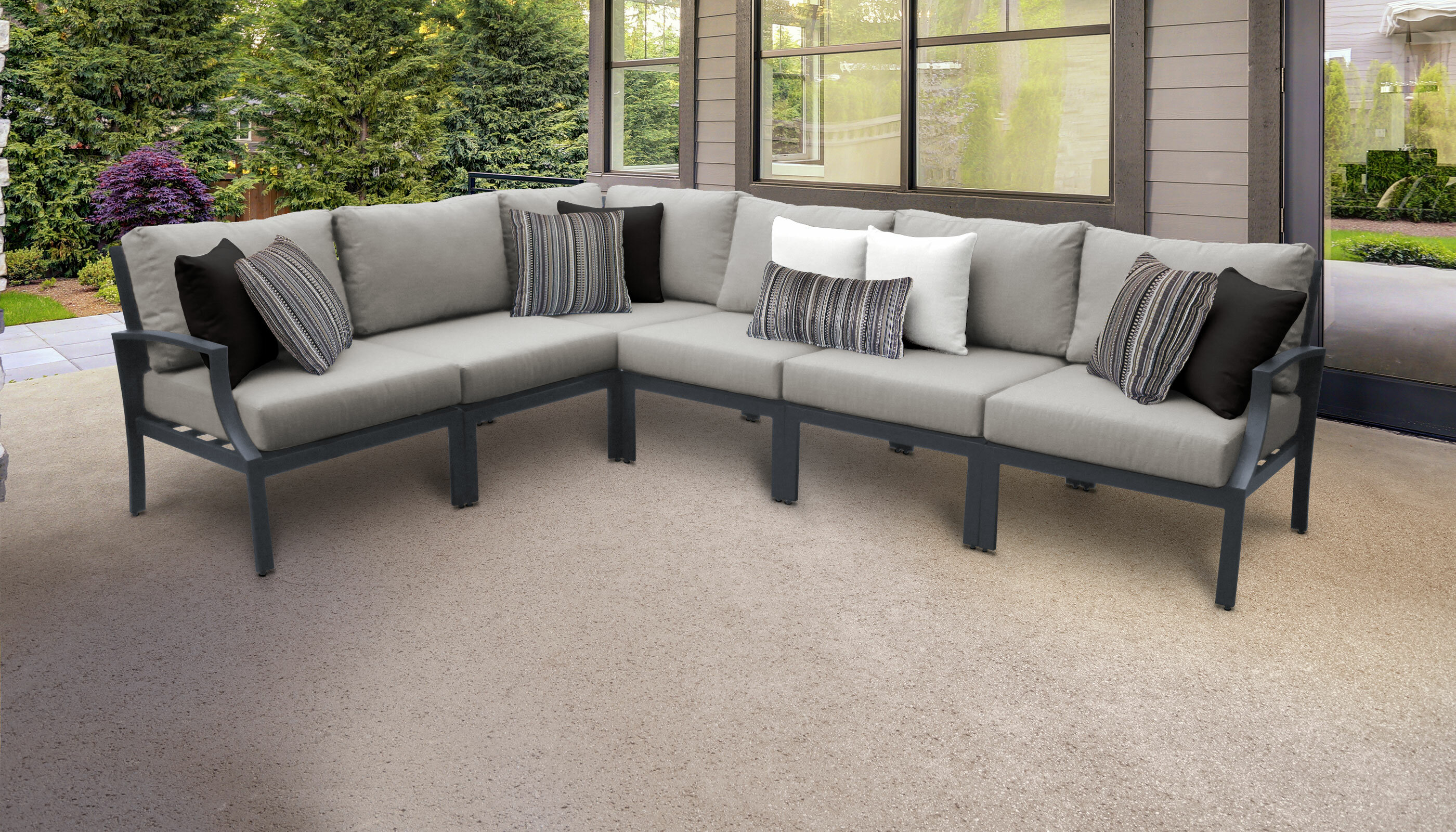 Lark Manor Analyssia Person Outdoor Seating Group With Cushions