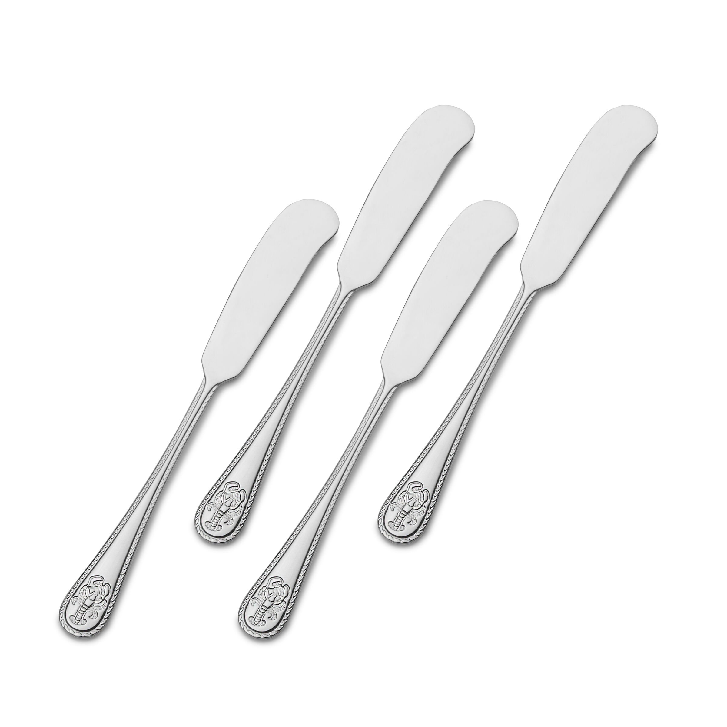 Towle Living Towle Everyday Lobster Set Of 4 Spreaders Stainless Steel