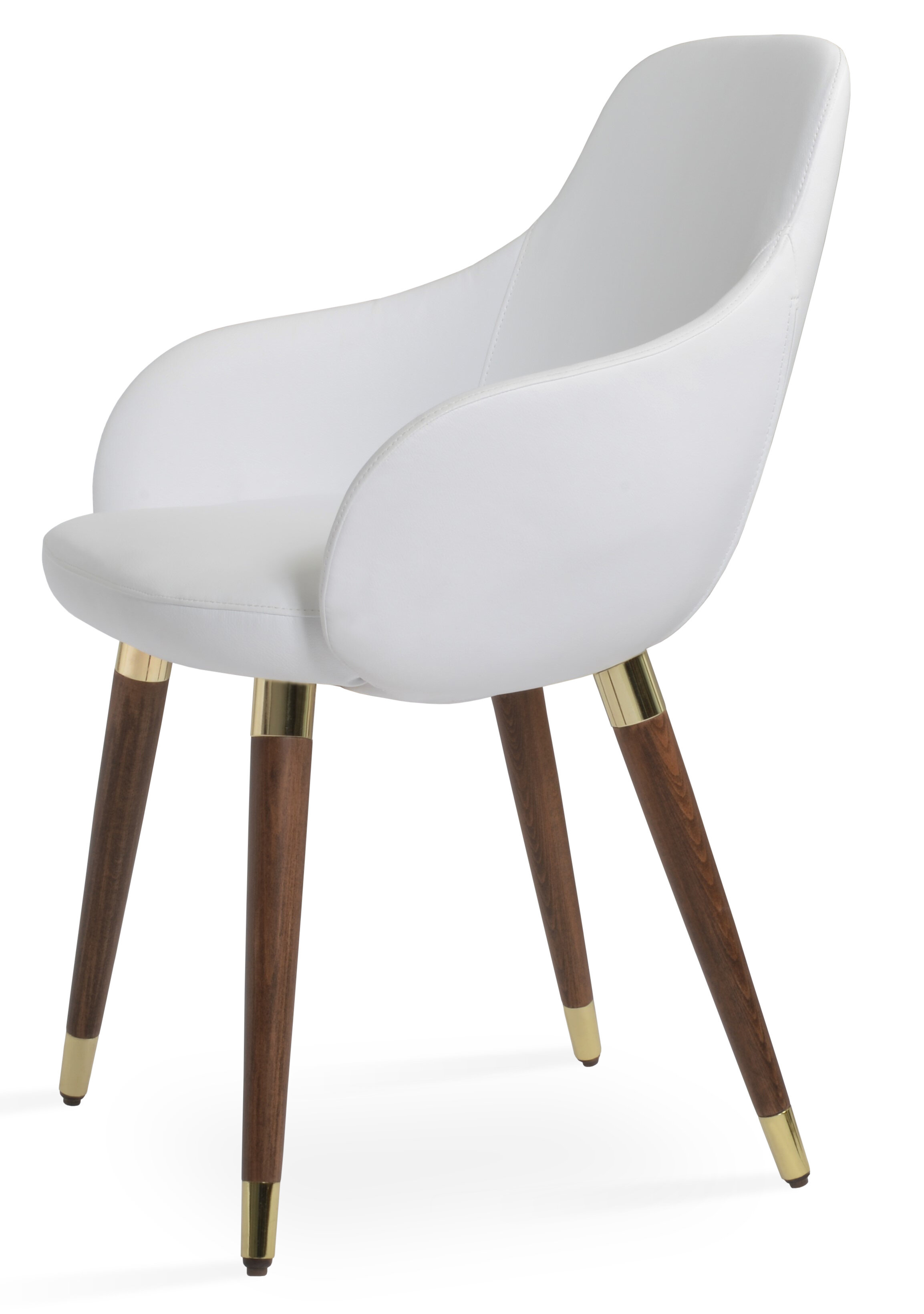 Sohoconcept Gazel Upholstered Solid Back Arm Chair Wayfair