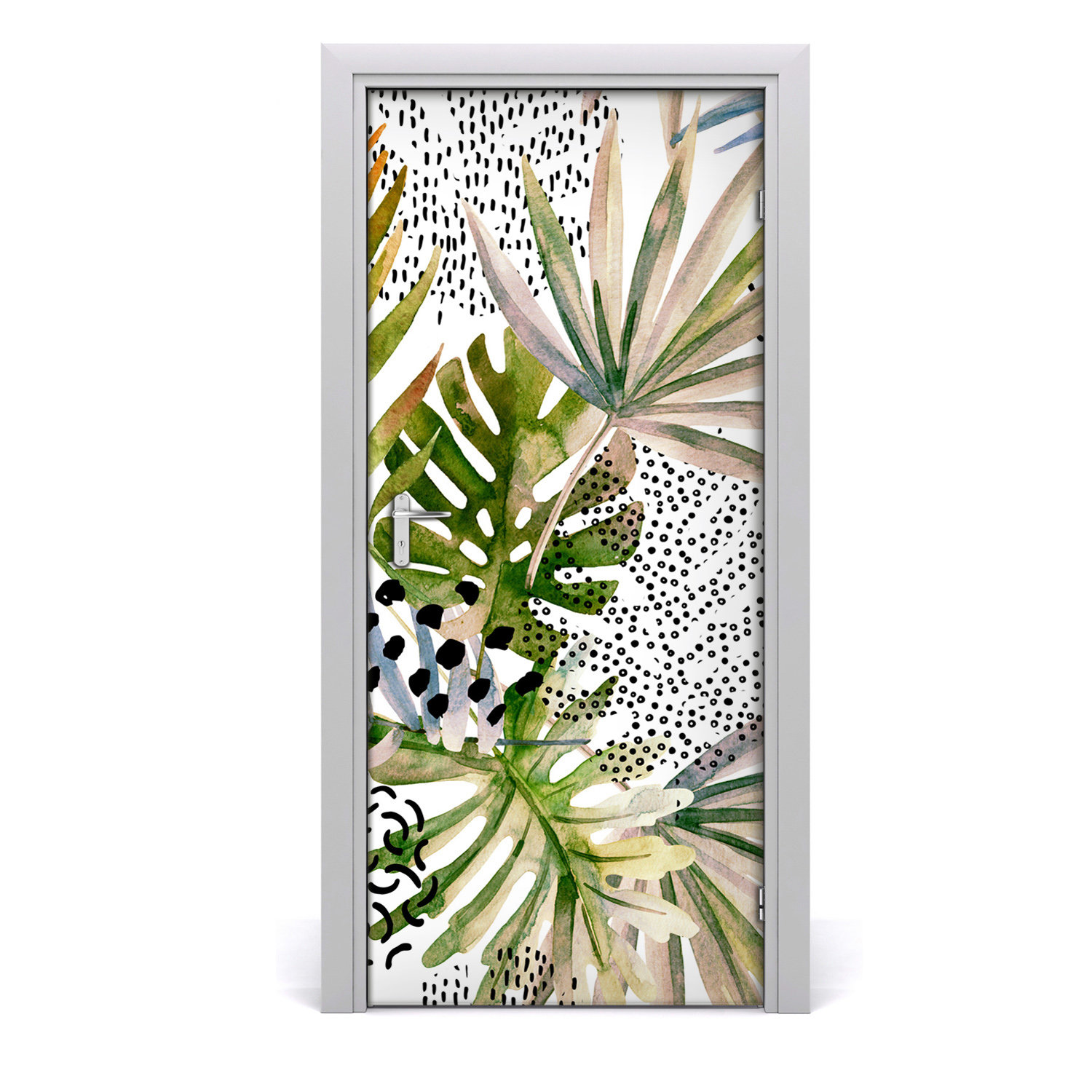 Sansibar Home Türaufkleber Tropical Leaves Wayfair de