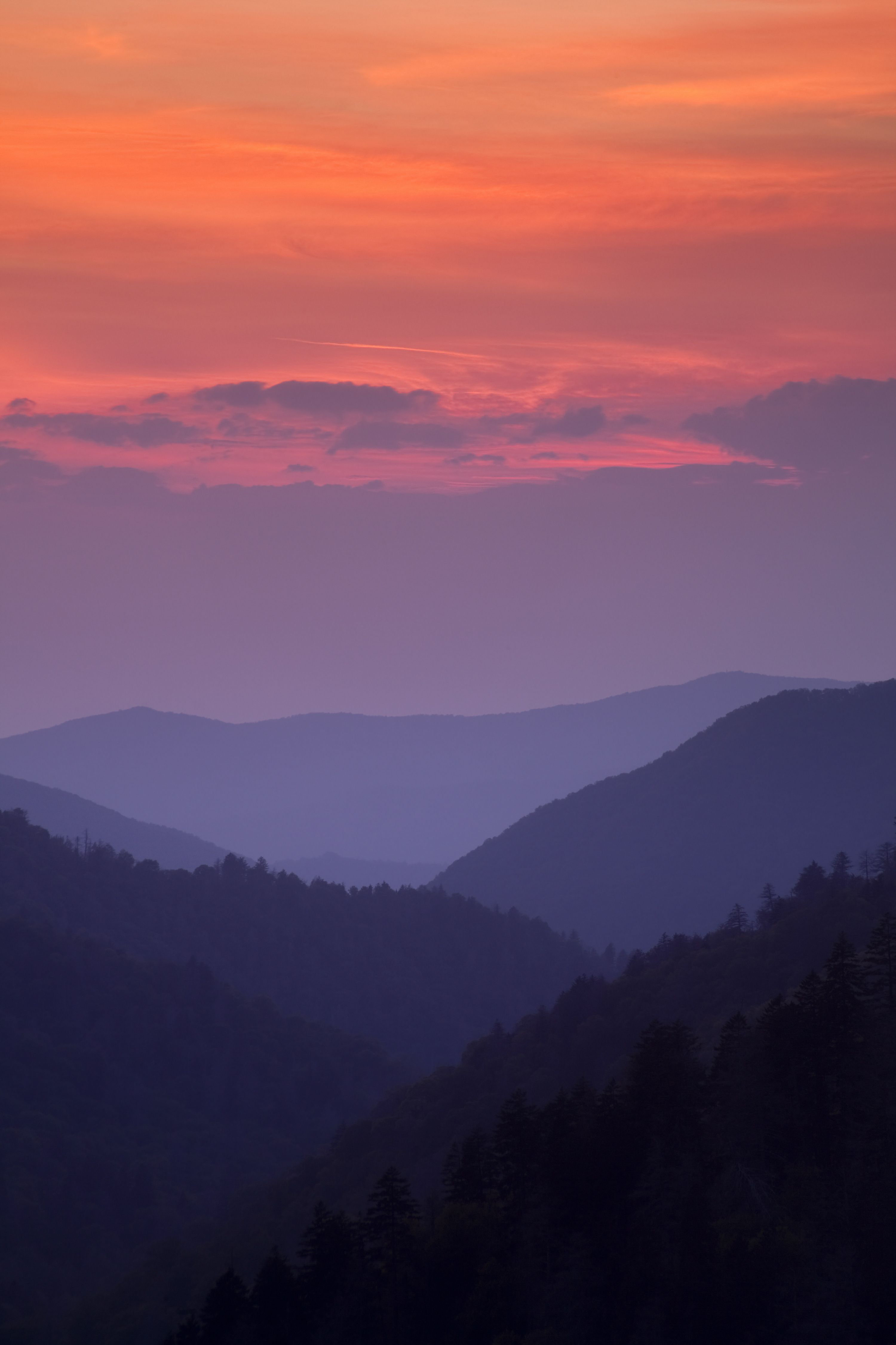 Millwood Pines Smoky Mountain Sunset On Canvas Print Wayfair