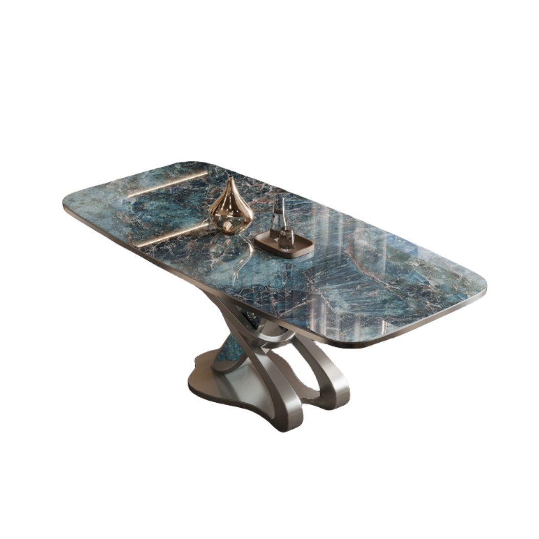 Star Banner Rock Plate Table Italian Light Luxury Modern Simpl Dining