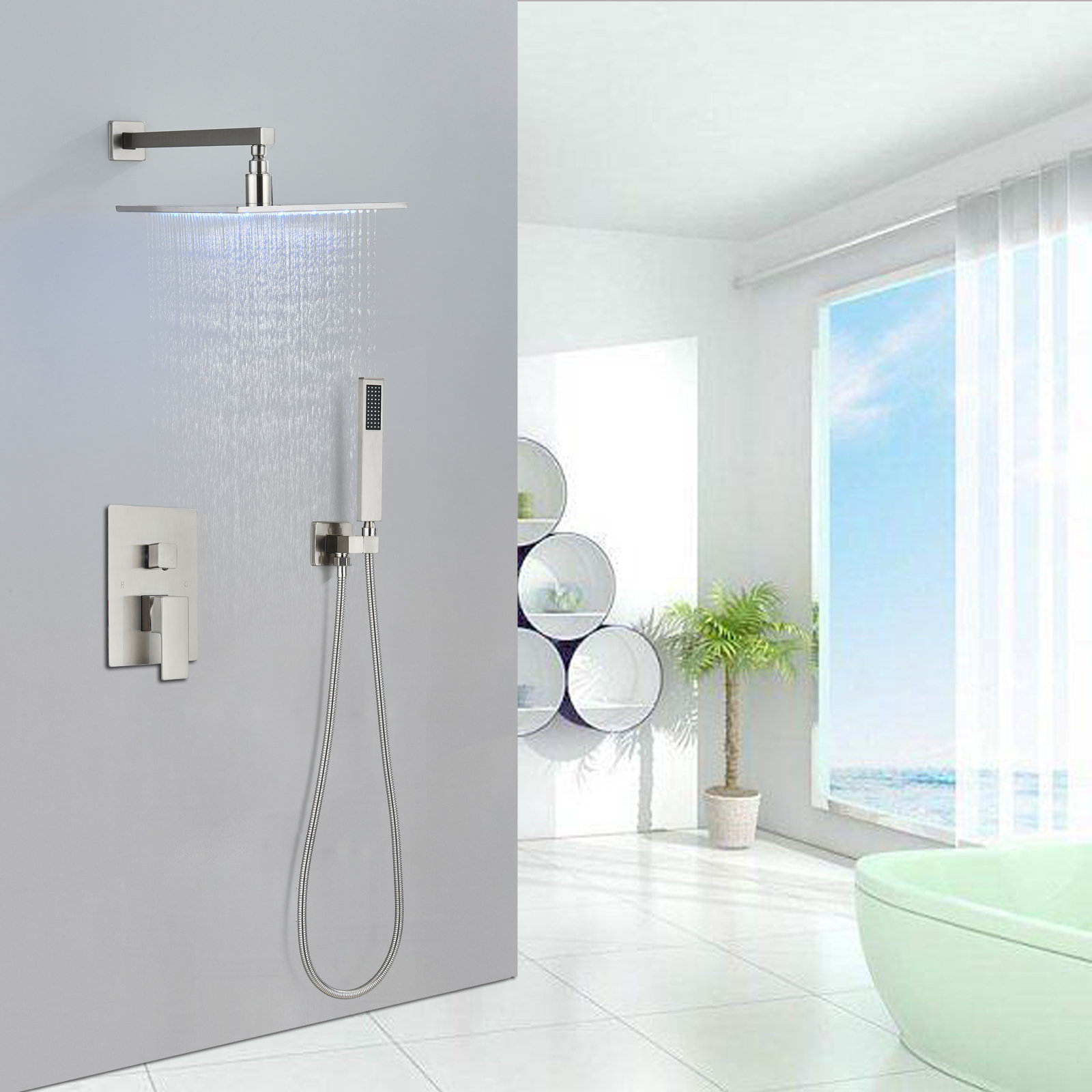 Alenartwater Complete Shower System With Rough In Valve Wayfair