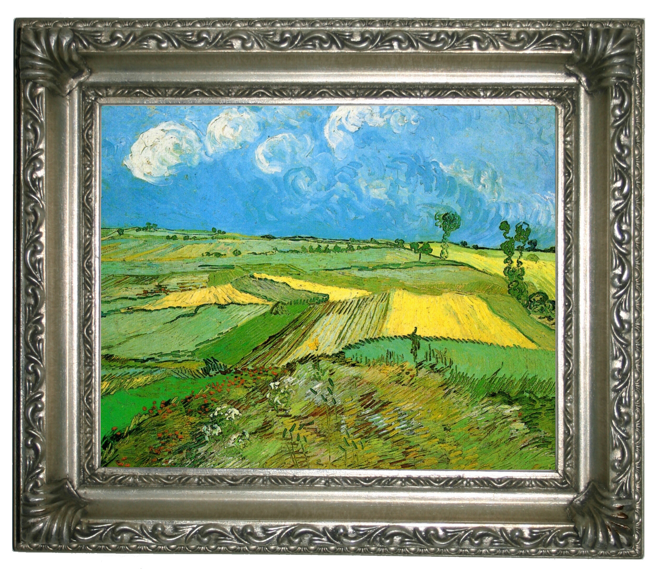 Vault W Artwork Wheat Fields At Auvers Under Clouded Sky By Vincent