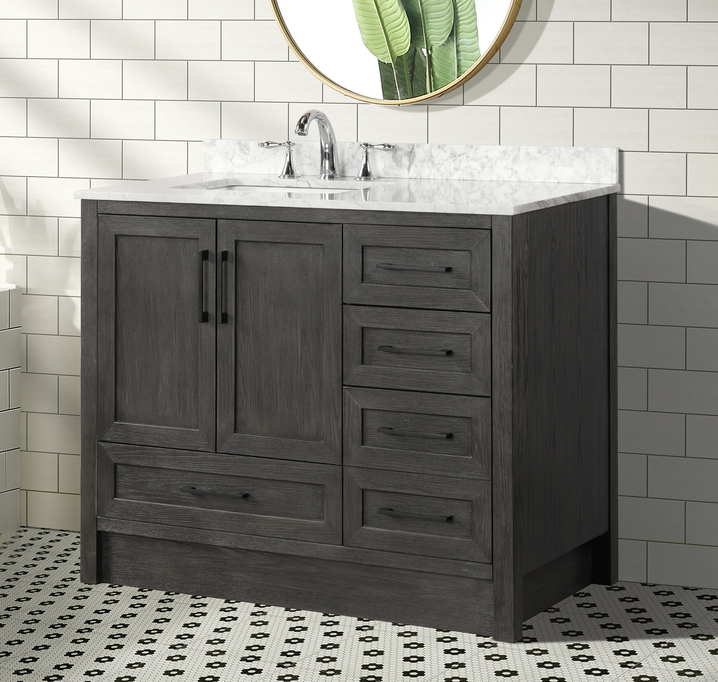 Greyleigh Ensemble De Meuble Lavabo Simple Po Elliott Et