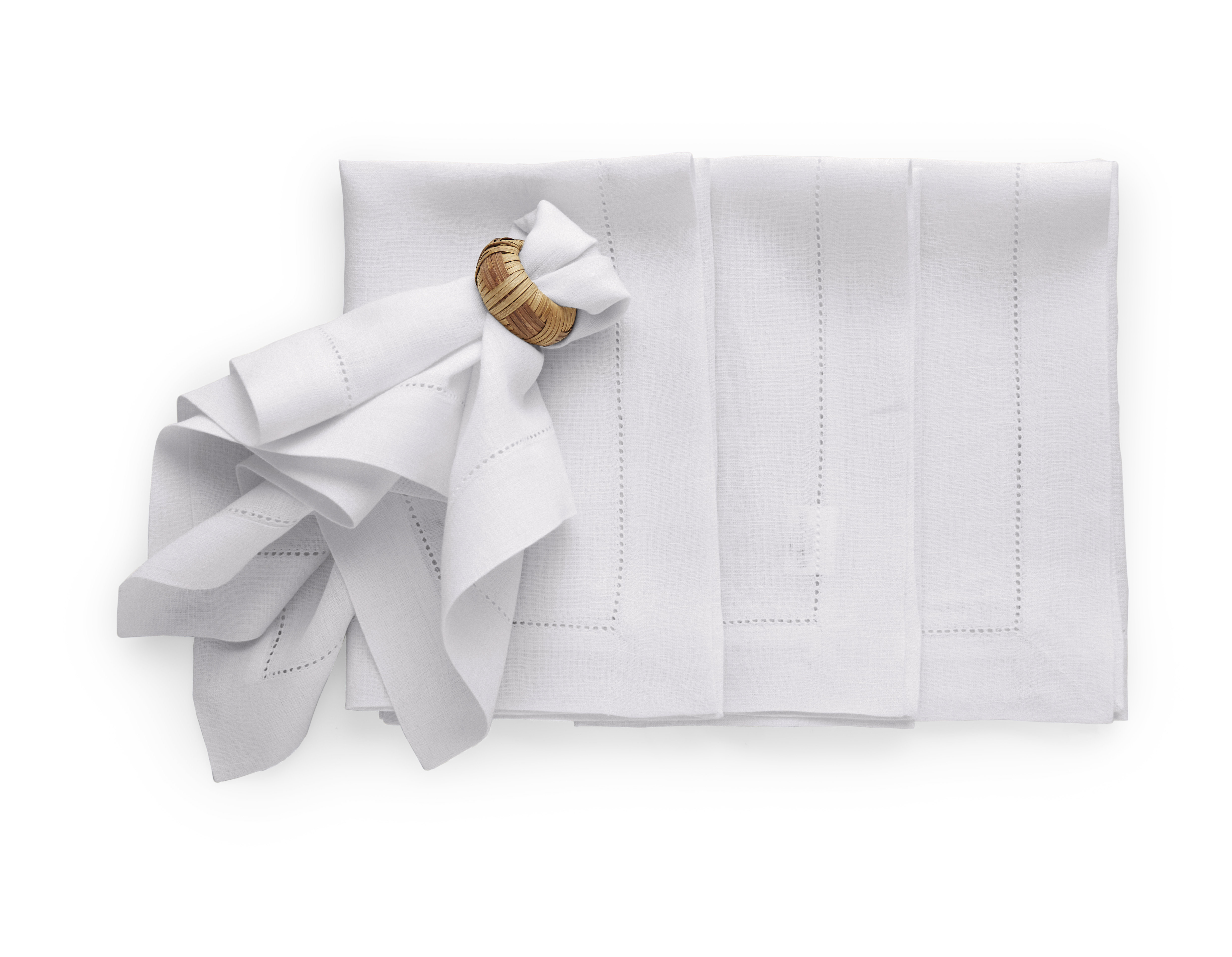 Solino Home Sonoma Hemstitch Pure Linen Dinner Napkins Wayfair