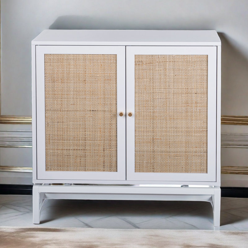 Bay Isle Home Alyxandra Particle Board Accent Cabinet Wayfair