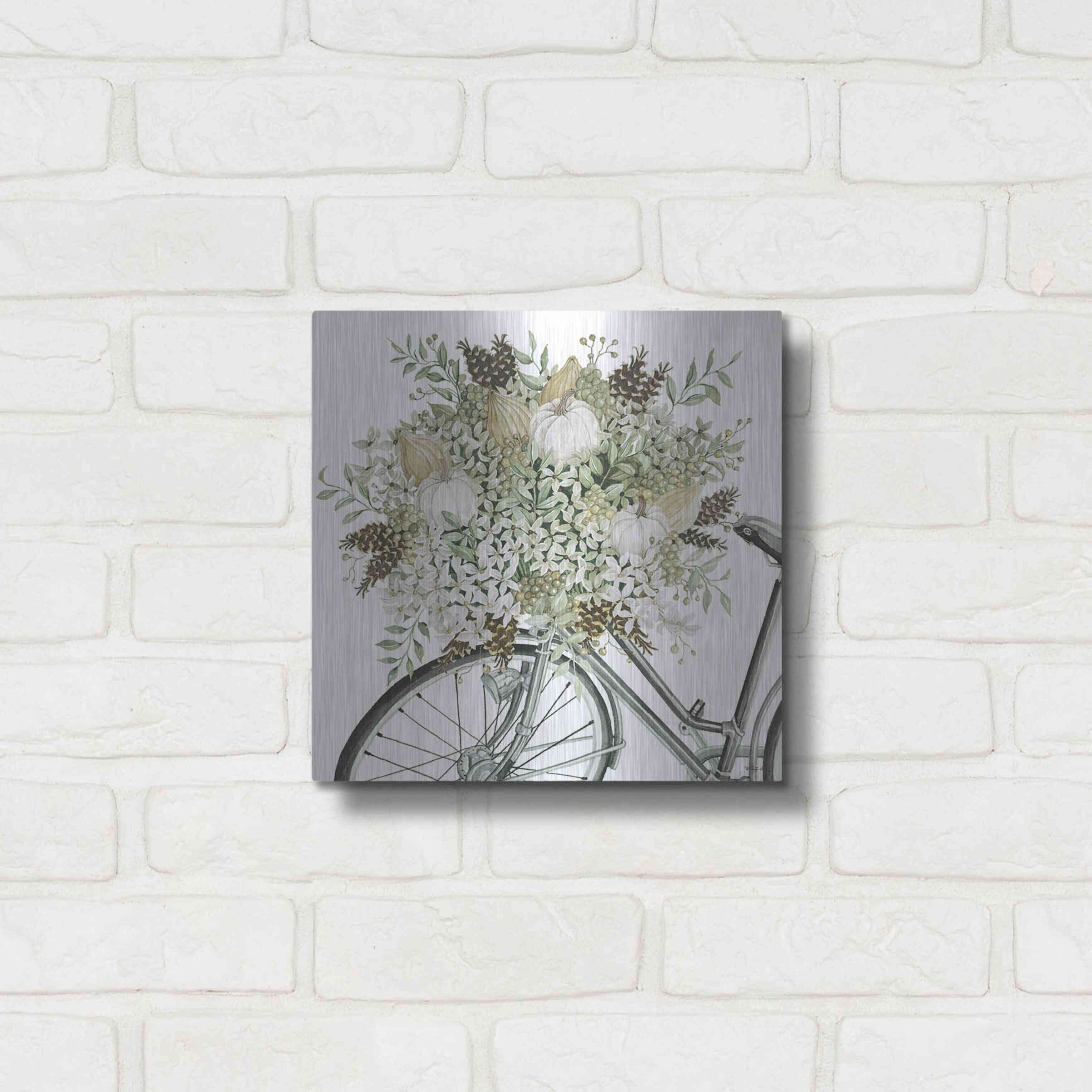 Lark Manor 'Bountiful Basket On A Bike I' by Cindy Jacobs, Metal Wall ...