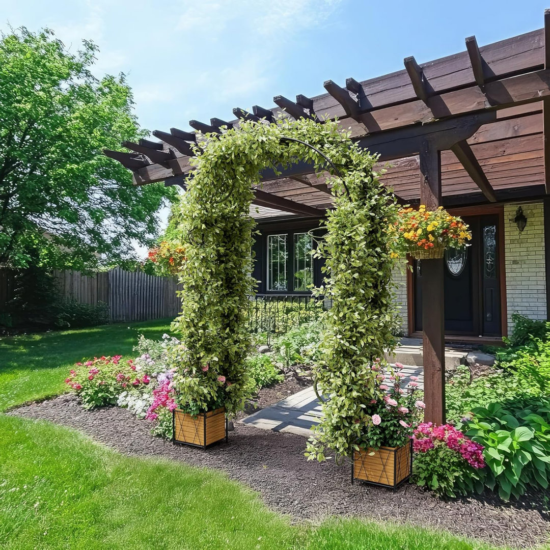 CUSTOM BUILT-IN VACUUM SYSTEMS Garden Arch Trellis For Climbing Plants ...