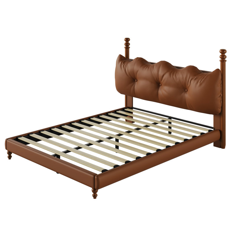 Kaneaki Faux Leather Upholstered Bed