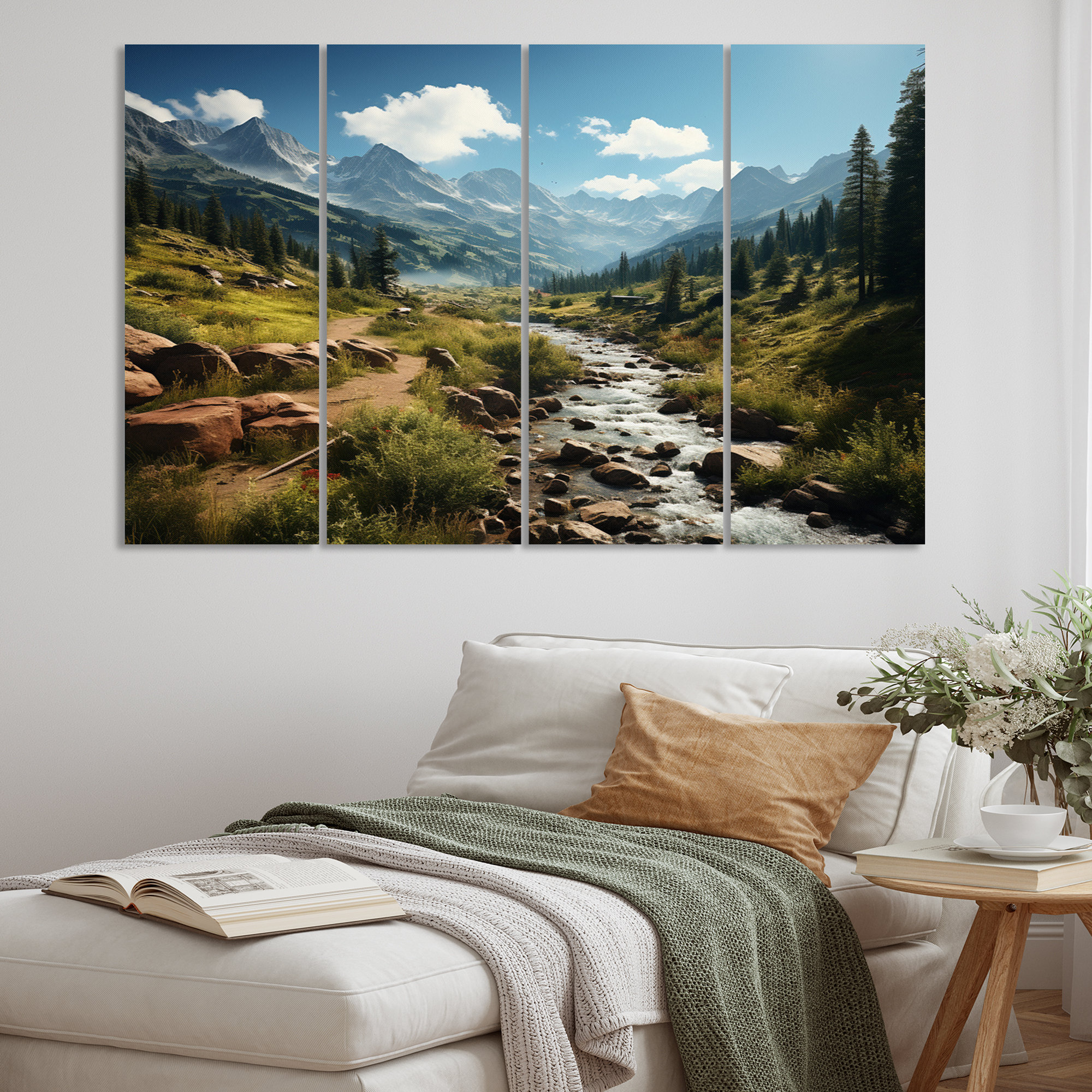 Millwood Pines USA Rocky Mountain National Park River II On Canvas 4 ...