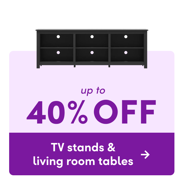 deals on TV stands & living room tables