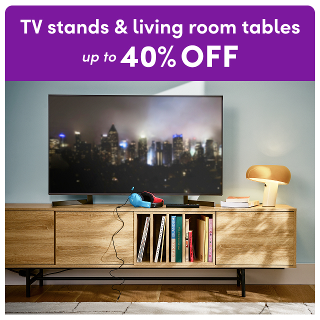 deals on TV stands & living room tables