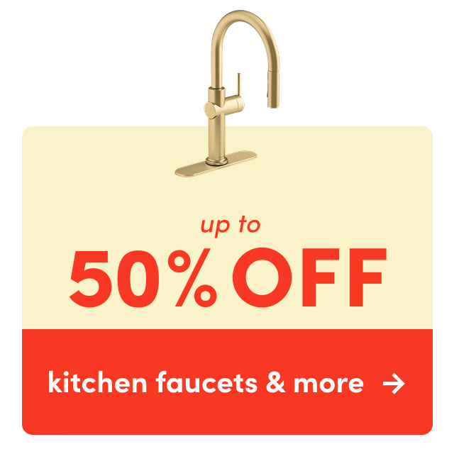 kitchen faucets & more on clearance