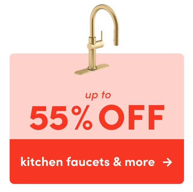 kitchen faucets & more on clearance