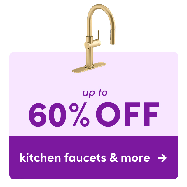 kitchen faucets & more on clearance