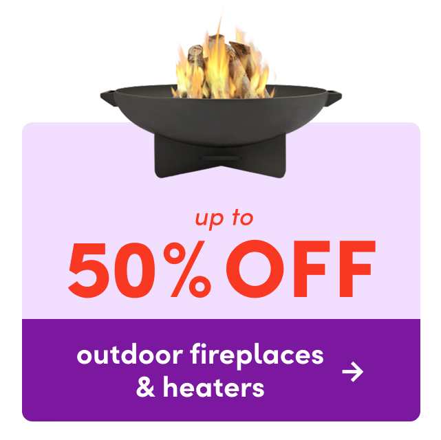 outdoor fireplace & heater sale