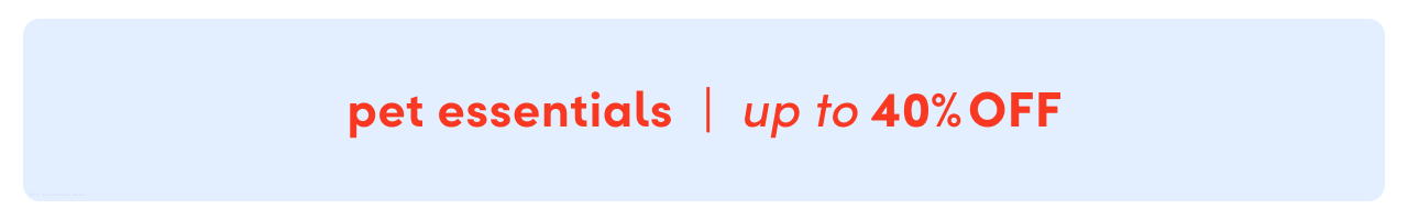 pet essentials clearance