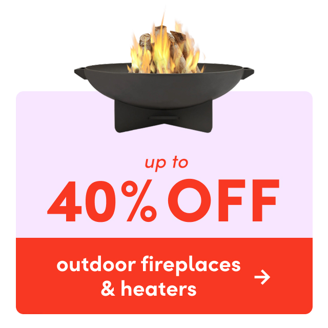 outdoor fireplace & heater sale