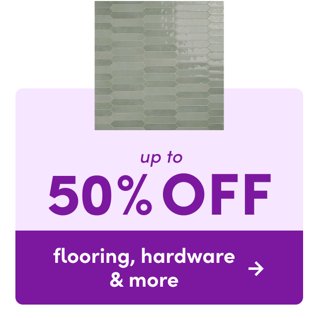 flooring, hardware & more on clearance