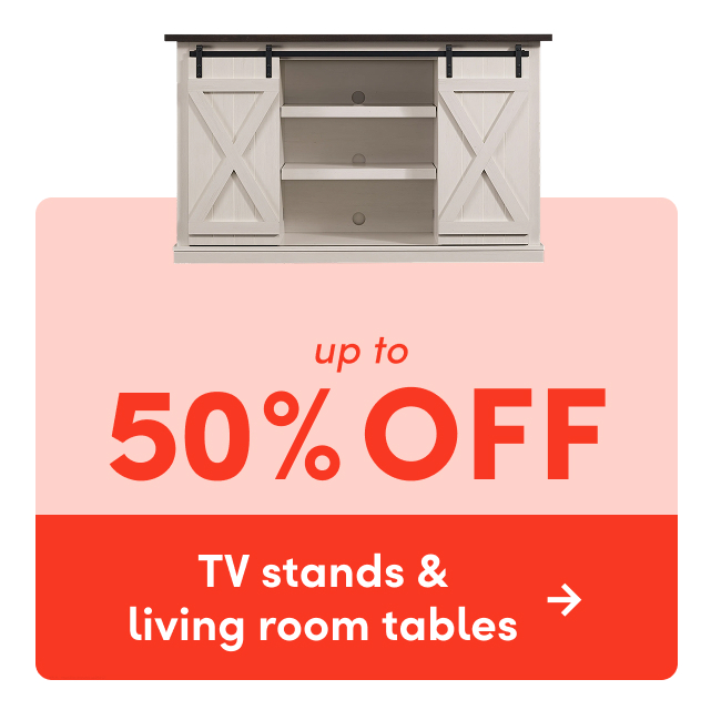 TV stand & living room table clearance