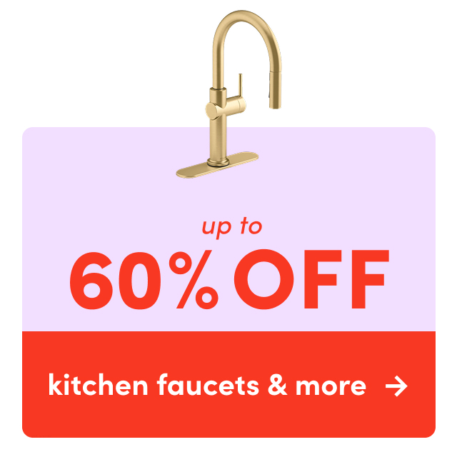 kitchen faucets & more on deals