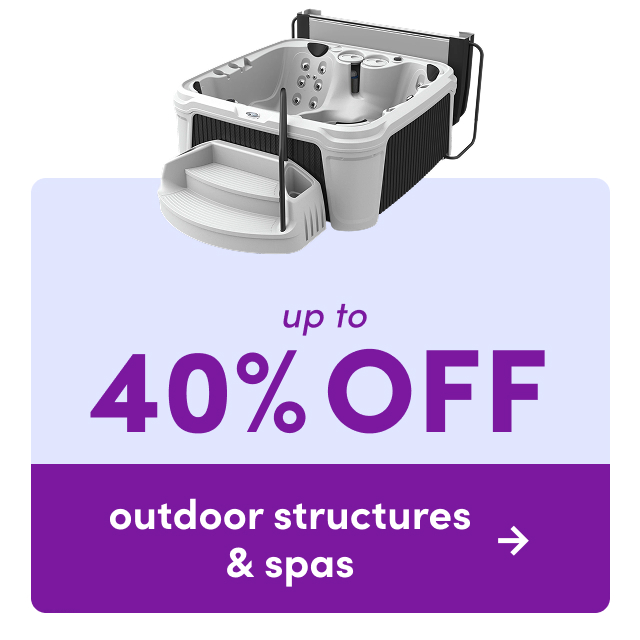 outdoor structure & spa clearance