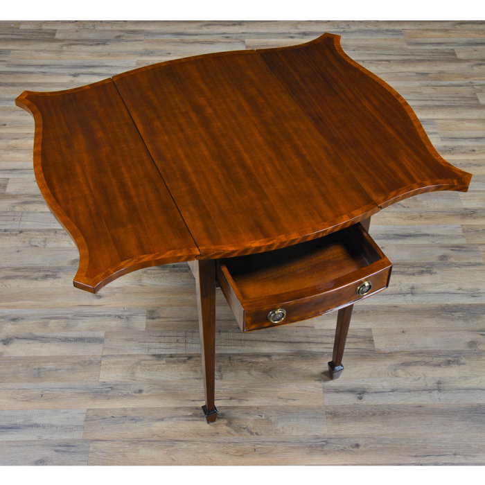 Mahogany Pembroke Drop Leaf Antique Reproduction Table