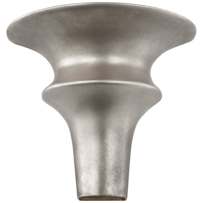 Burnished Silver 10.25" Iron Dimmable Sconce