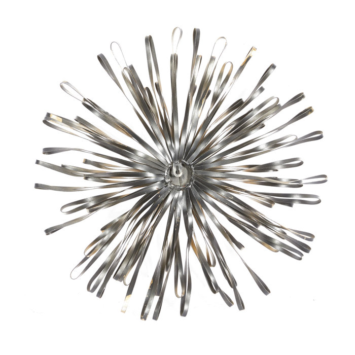 Gold Sunburst Round Metal Wall Mirror Set