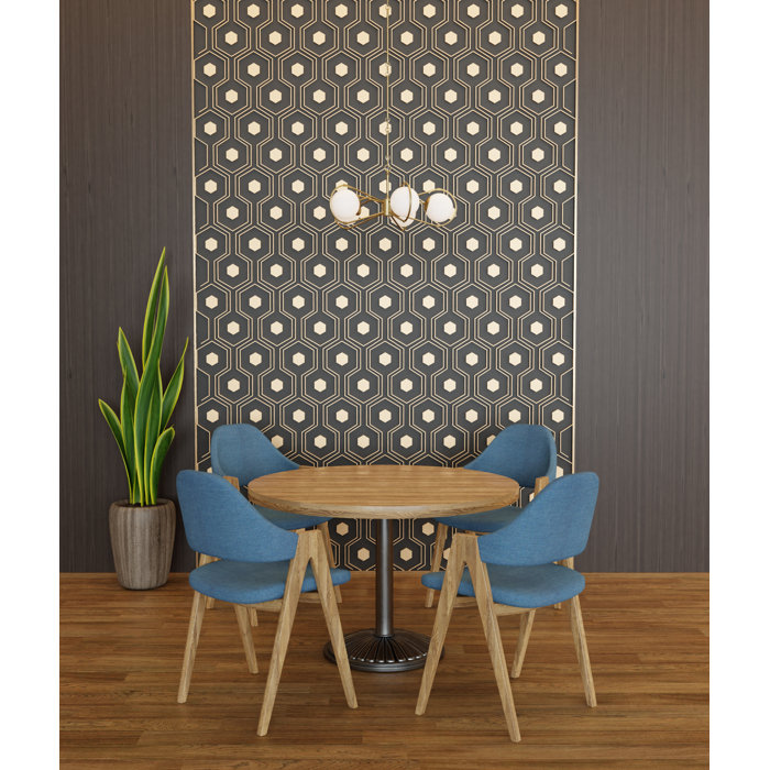 Starburst Brass Geometric Chandelier with Frosted Glass Shades