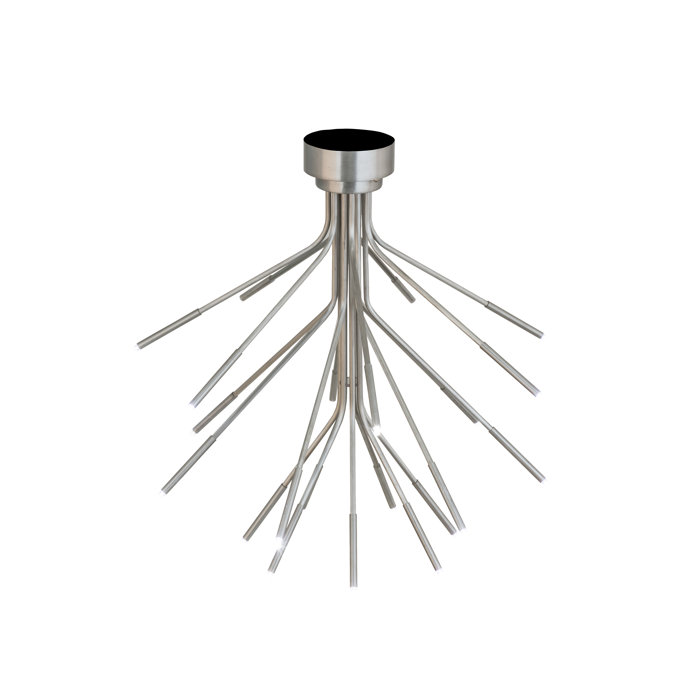Galassia 28'' Aluminum LED Indoor/Outdoor Flush Mount