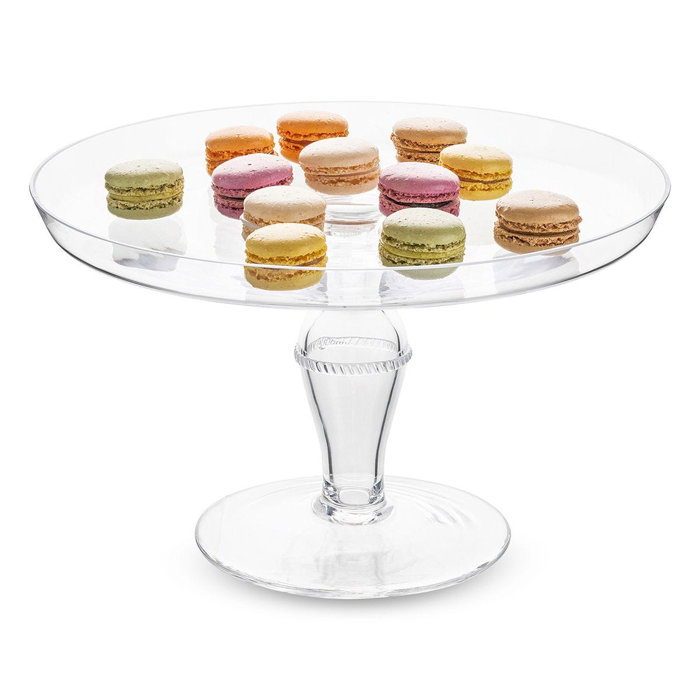Isabella Clear Glass Pedestal Cake Stand