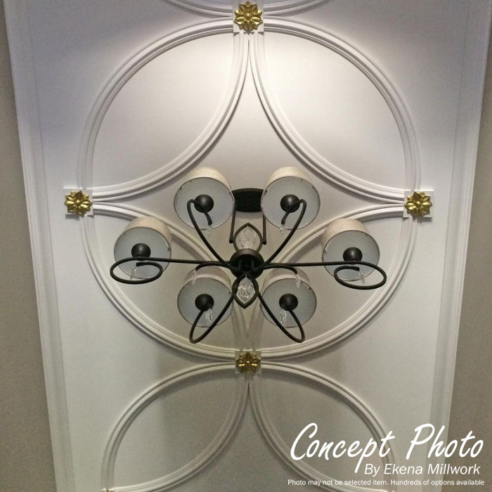 Primed Architectural Tristan Ceiling Ring Kit 67 3/8" x 58 5/8"