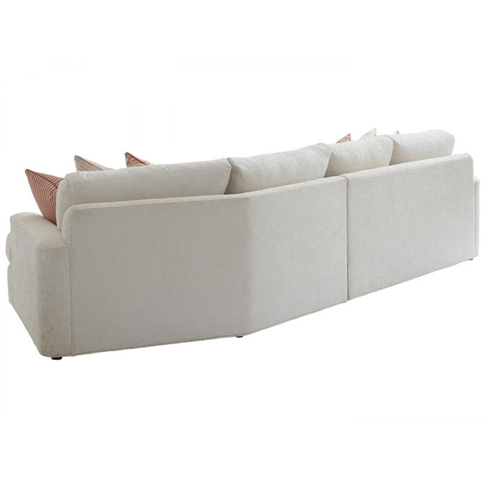 Palm Desert 2-Piece Beige Fabric Sectional Sofa