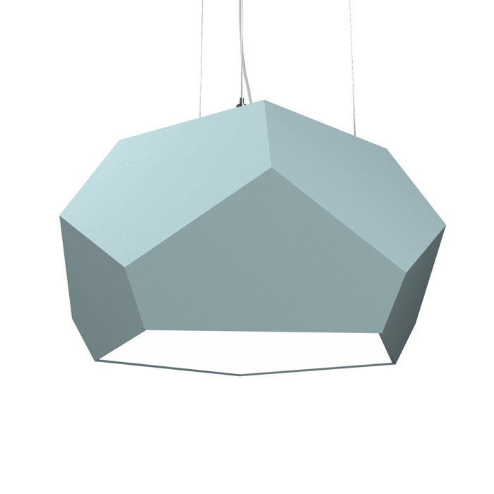 Blonde Freijo Geometric LED Pendant Light