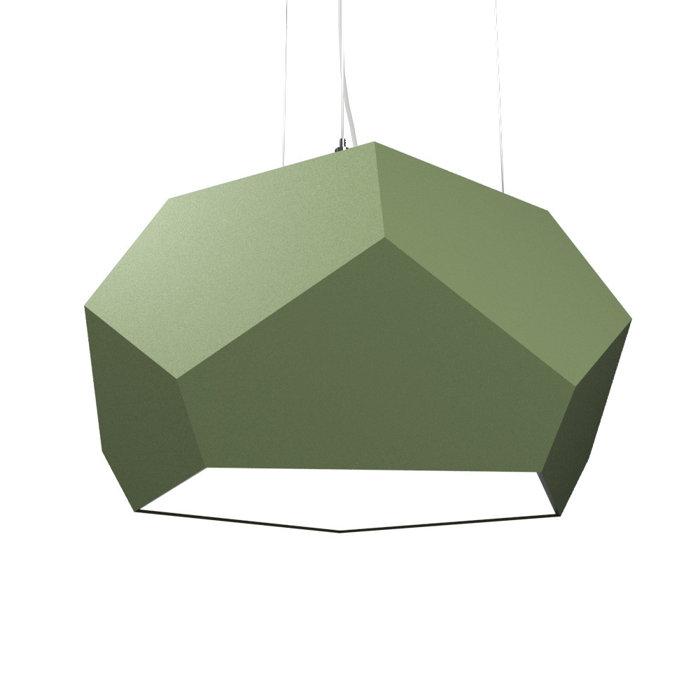 Blonde Freijo Geometric LED Pendant Light