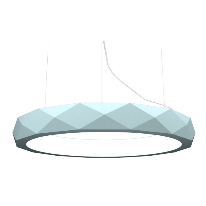 Maple Wood Contemporary LED Drum Pendant Light