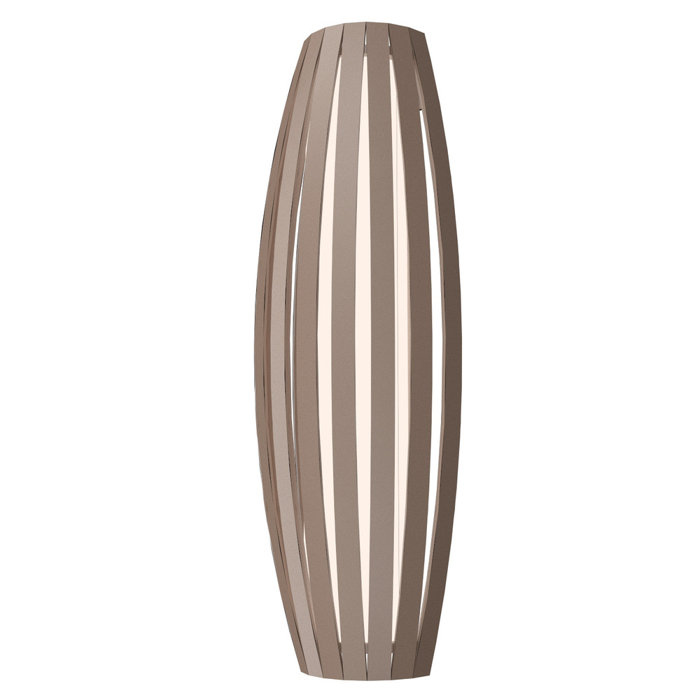 Imbuia Wood LED Wall Sconce with Integrated Module