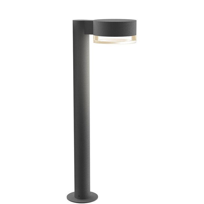 Bronze LED Pathway Bollard Light with Clear Lens
