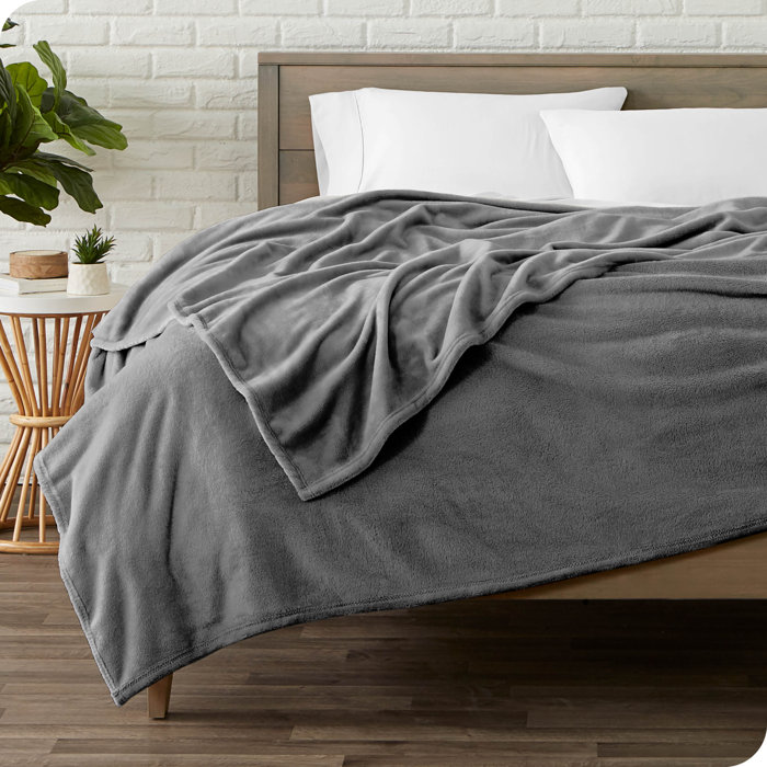 Meadow Luxe Twin/Twin XL Reversible Fleece & Wool Throw