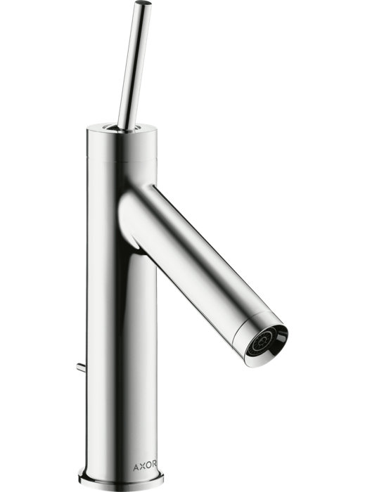 Modern Black Chrome 10" Single-Hole Brass Bathroom Faucet