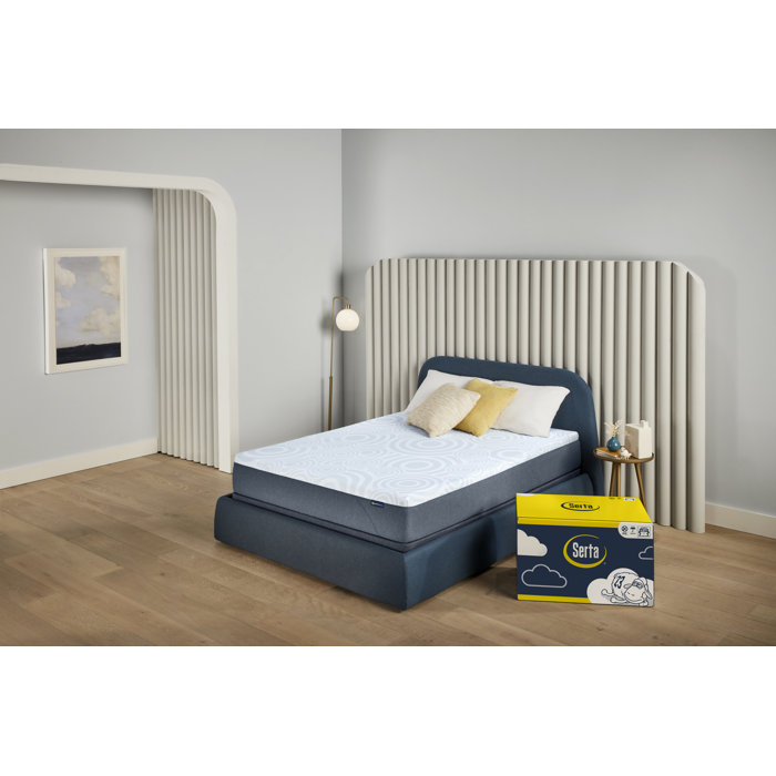 Nestled Night 10" Queen Gel Memory Foam Medium Firm Mattress