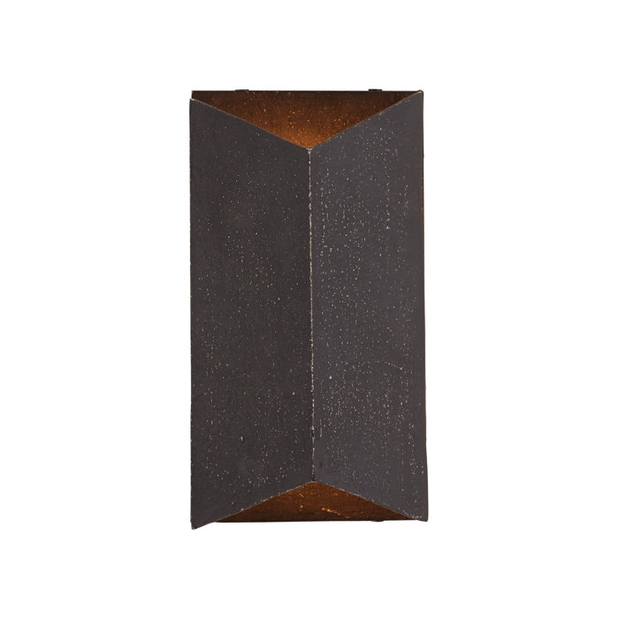 Orrick Modern Bauhaus Black Aluminum Wall Sconce