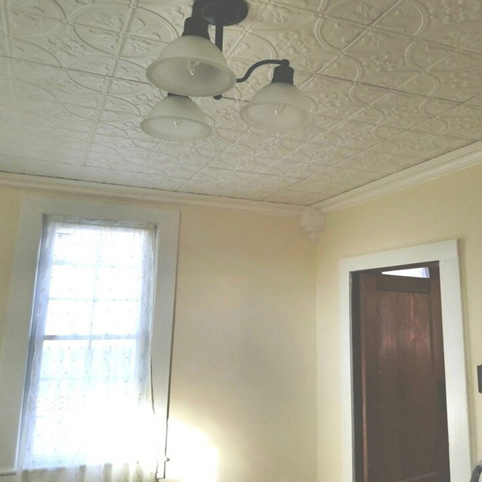 White Medium Crown Molding Inside Corner Block Pack of 4
