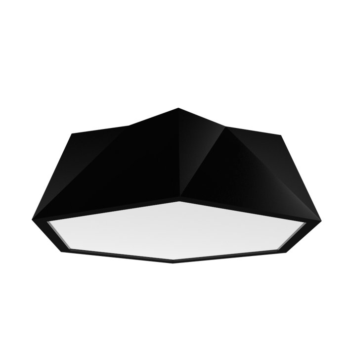 American Walnut LED Flush Mount Ceiling Light