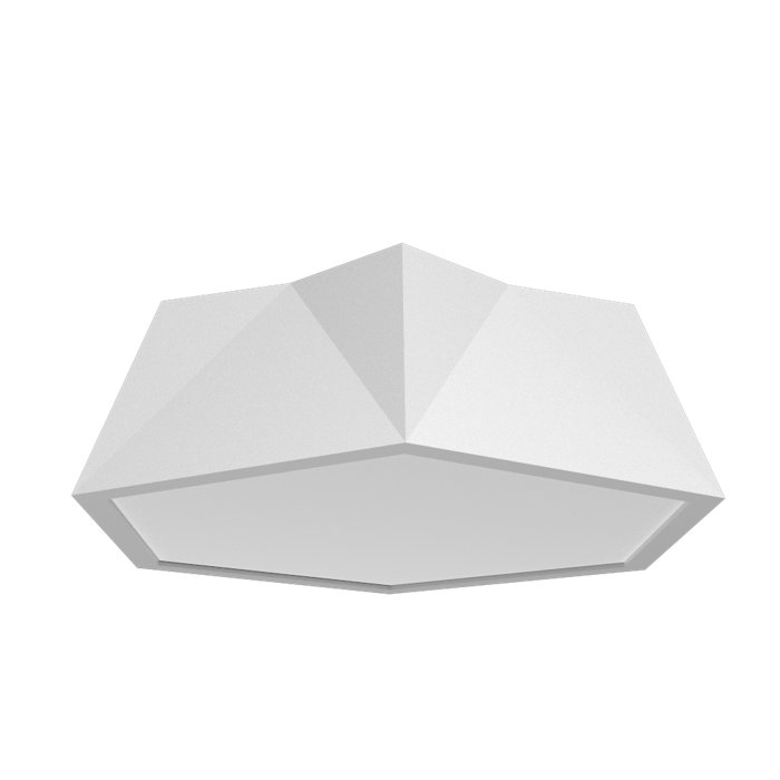 American Walnut LED Flush Mount Ceiling Light